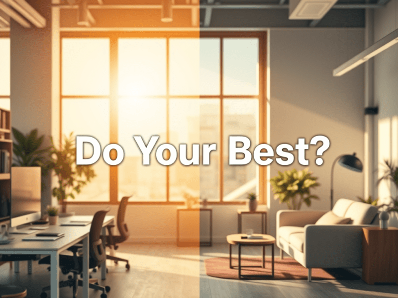 To What Standard Should We Work and&nbsp;Live?