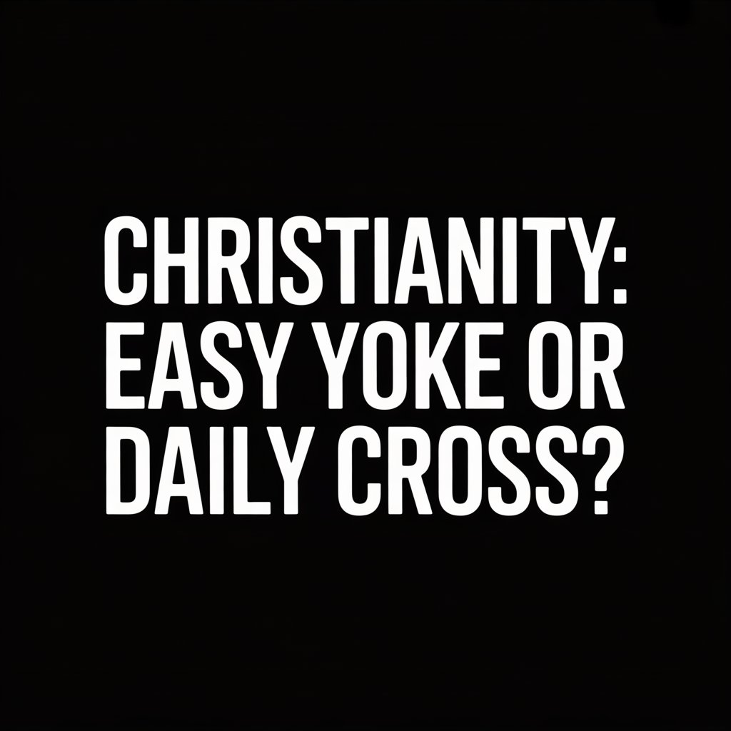 Is it an “Easy Yoke” or a “Daily Cross”?